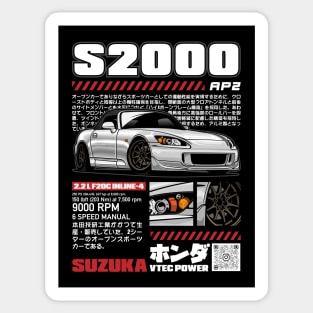 Honda S2000 AP2 Sticker